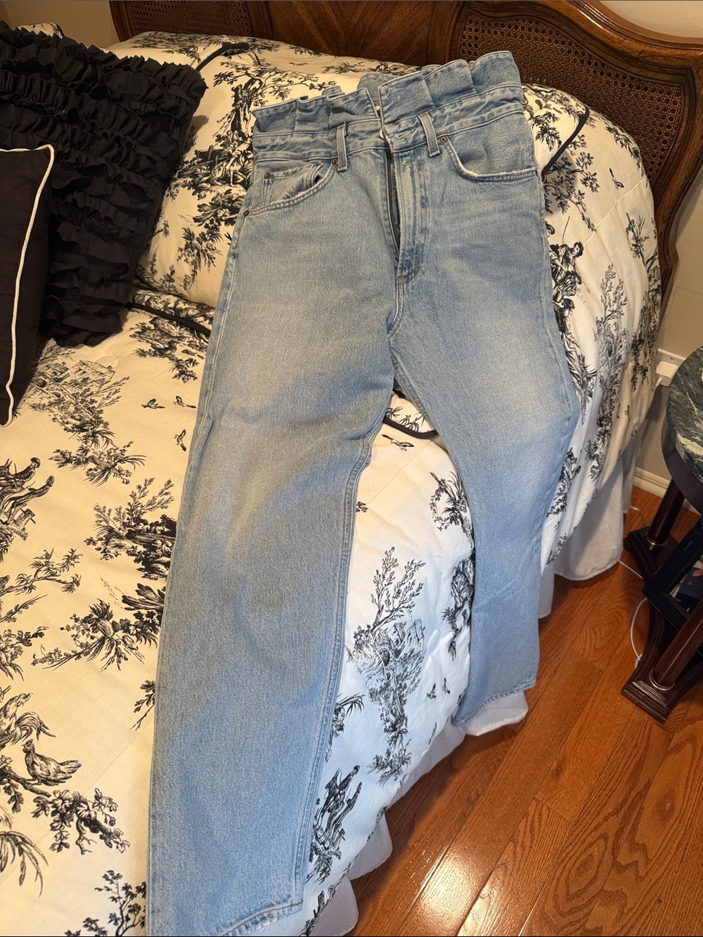 Agolde Women's Light Blue Relaxed Jeans